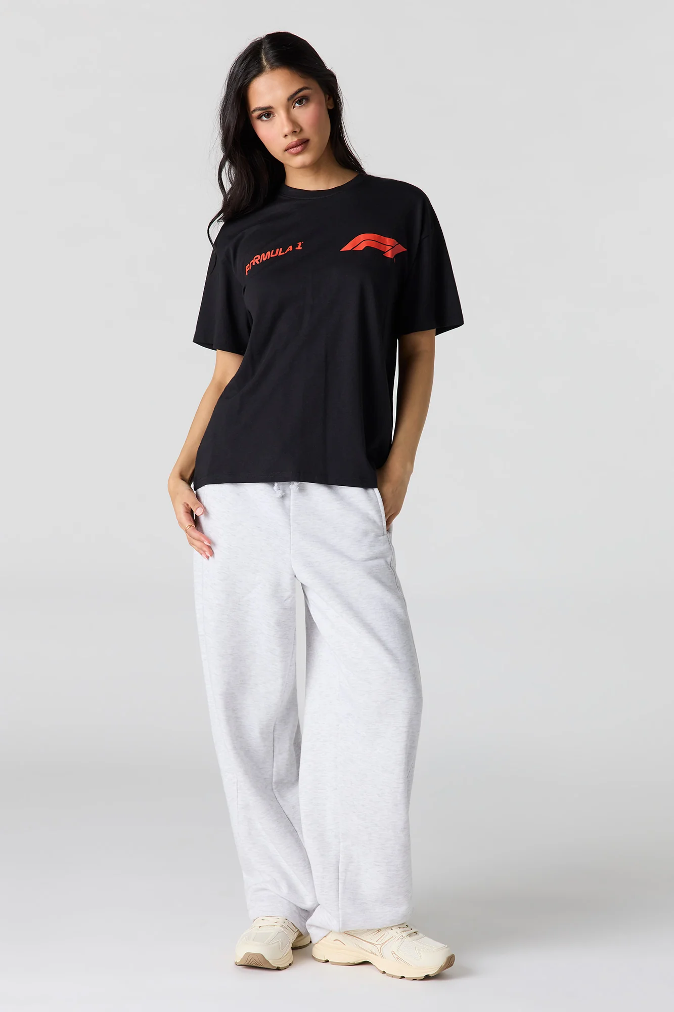 Formula 1 Graphic Boyfriend T-Shirt - Image 3