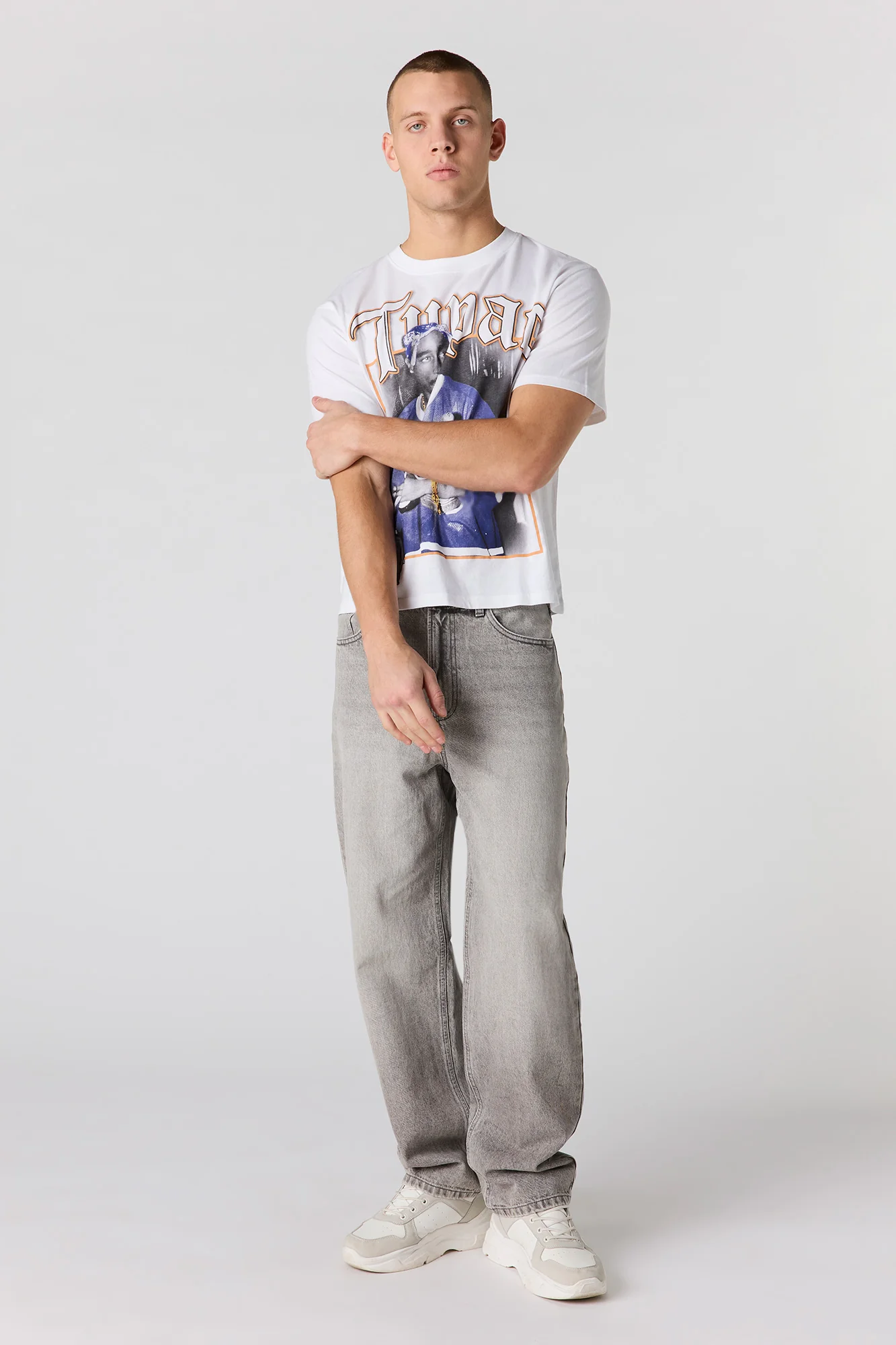 Tupac Puff Print T-Shirt - Image 6