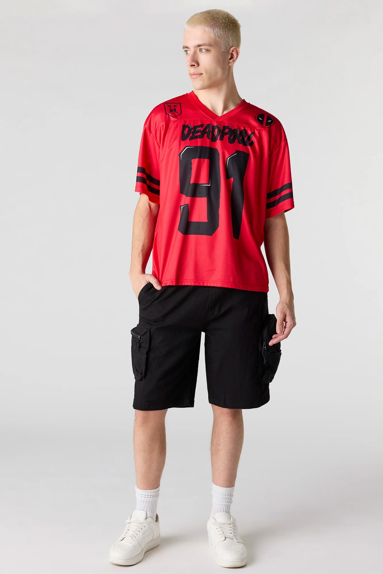 Deadpool Graphic Mesh Jersey - Image 3